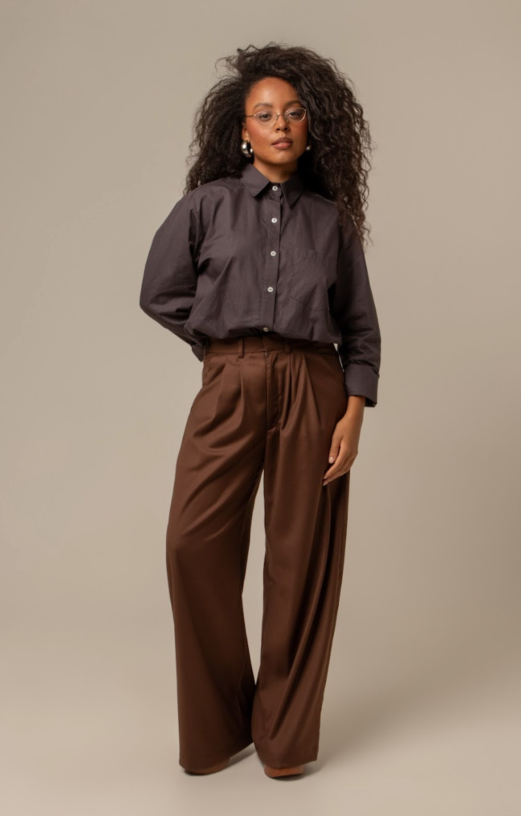 calça alfaiataria feminina chefa