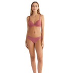 Calvin Klein Seductive Comfort Lotus Floral Push-Up T-Shirt Bra Raspberry Blush