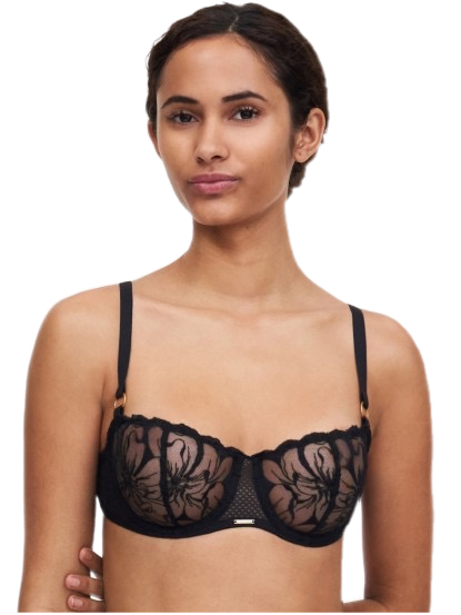 Chantelle Fleur Underwire Bra Black
