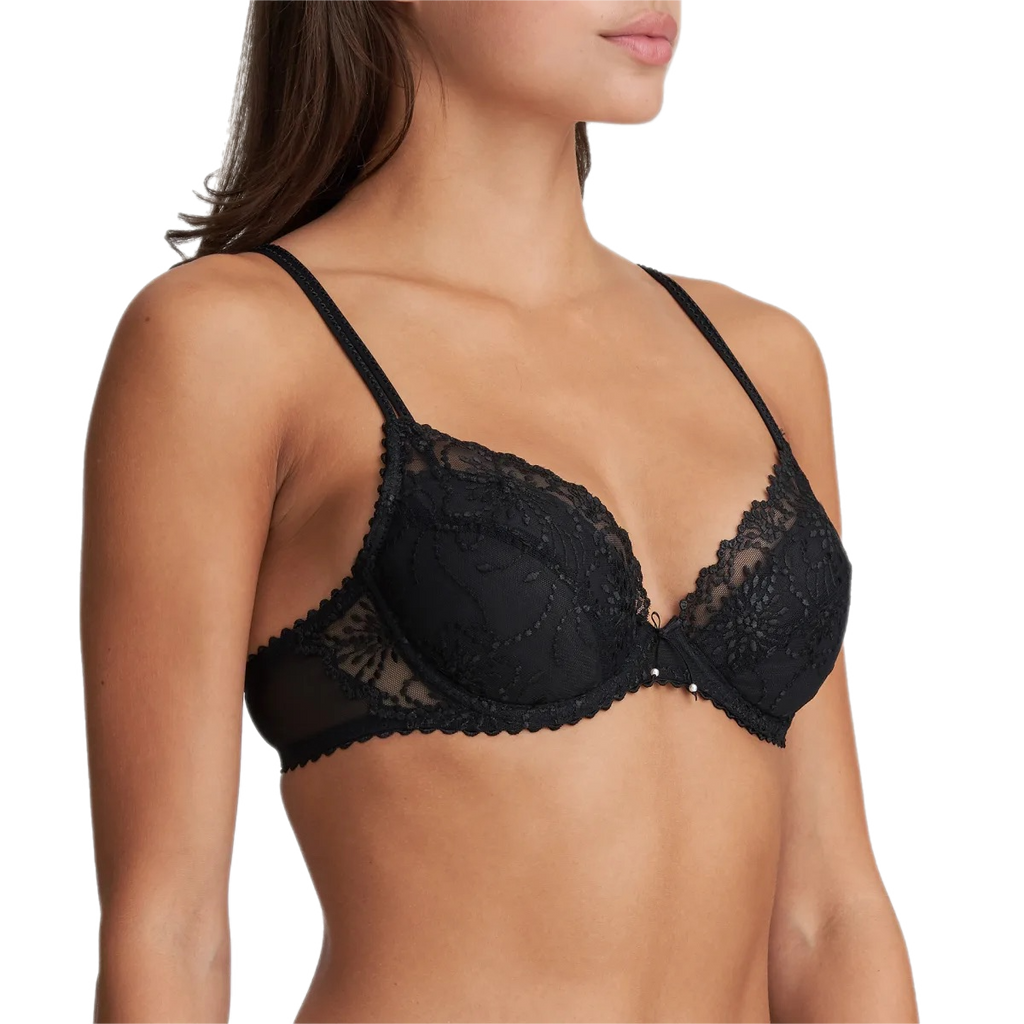 Marie Jo Jane Push-up Bra With Removeable Pads Black