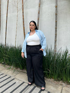 calça alfaiataria feminina chefa