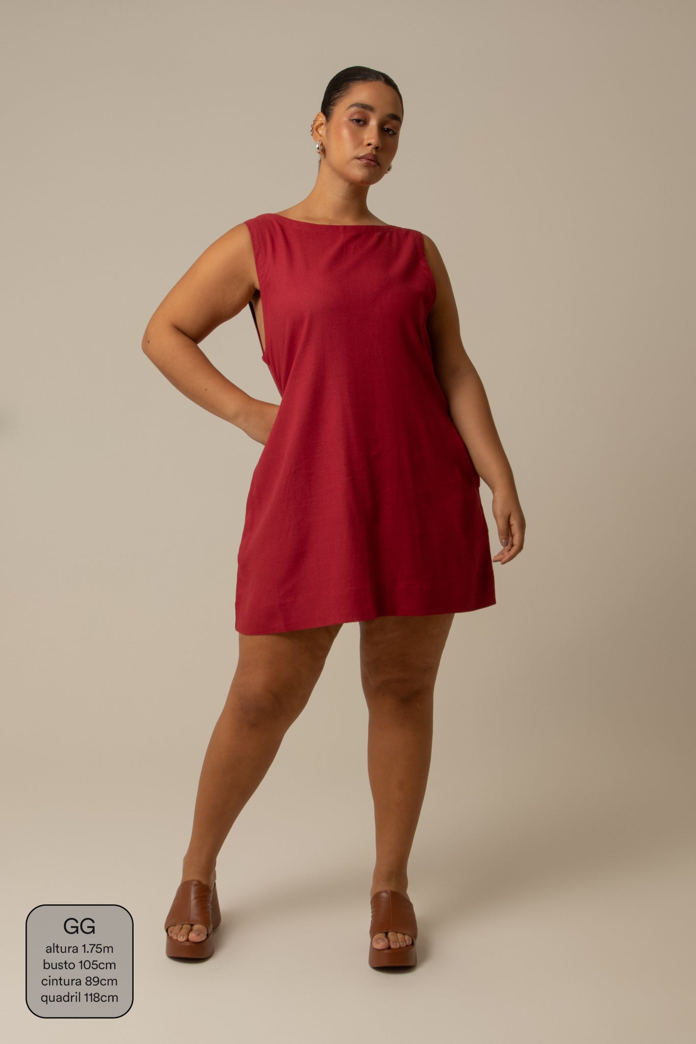 vestido sossego curto | vestido reto de viscolinho