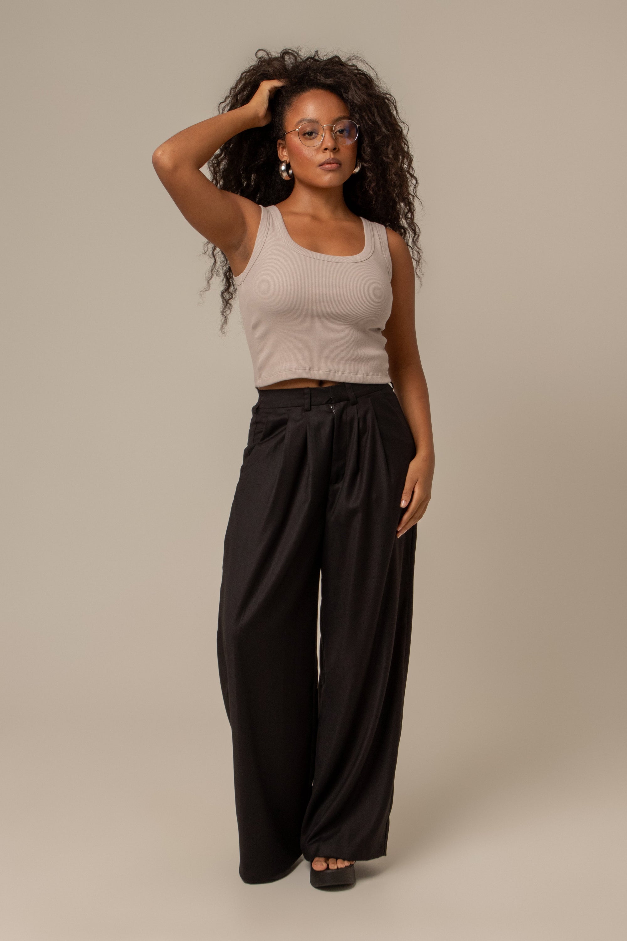 calça alfaiataria feminina chefa