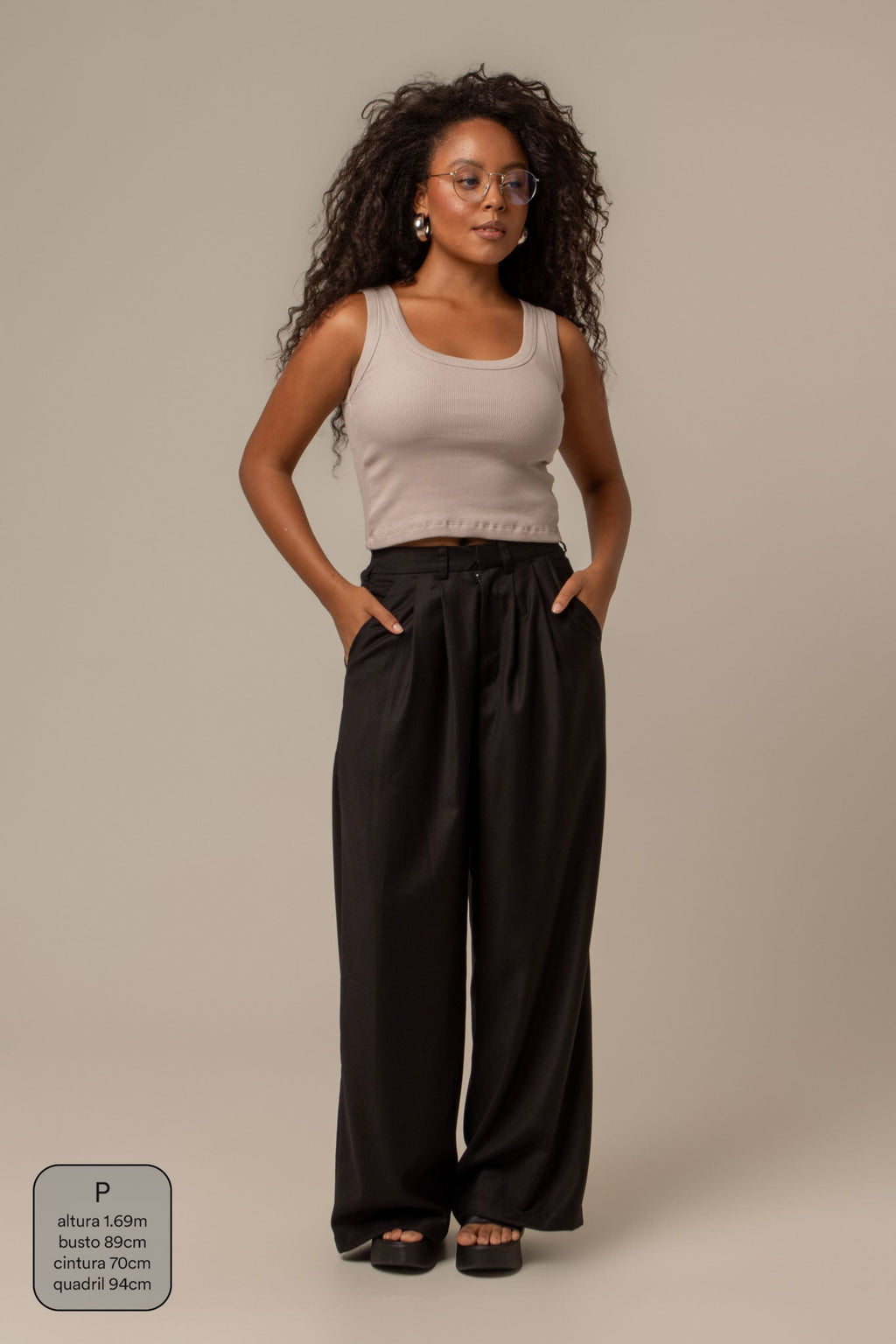 calça alfaiataria feminina chefa