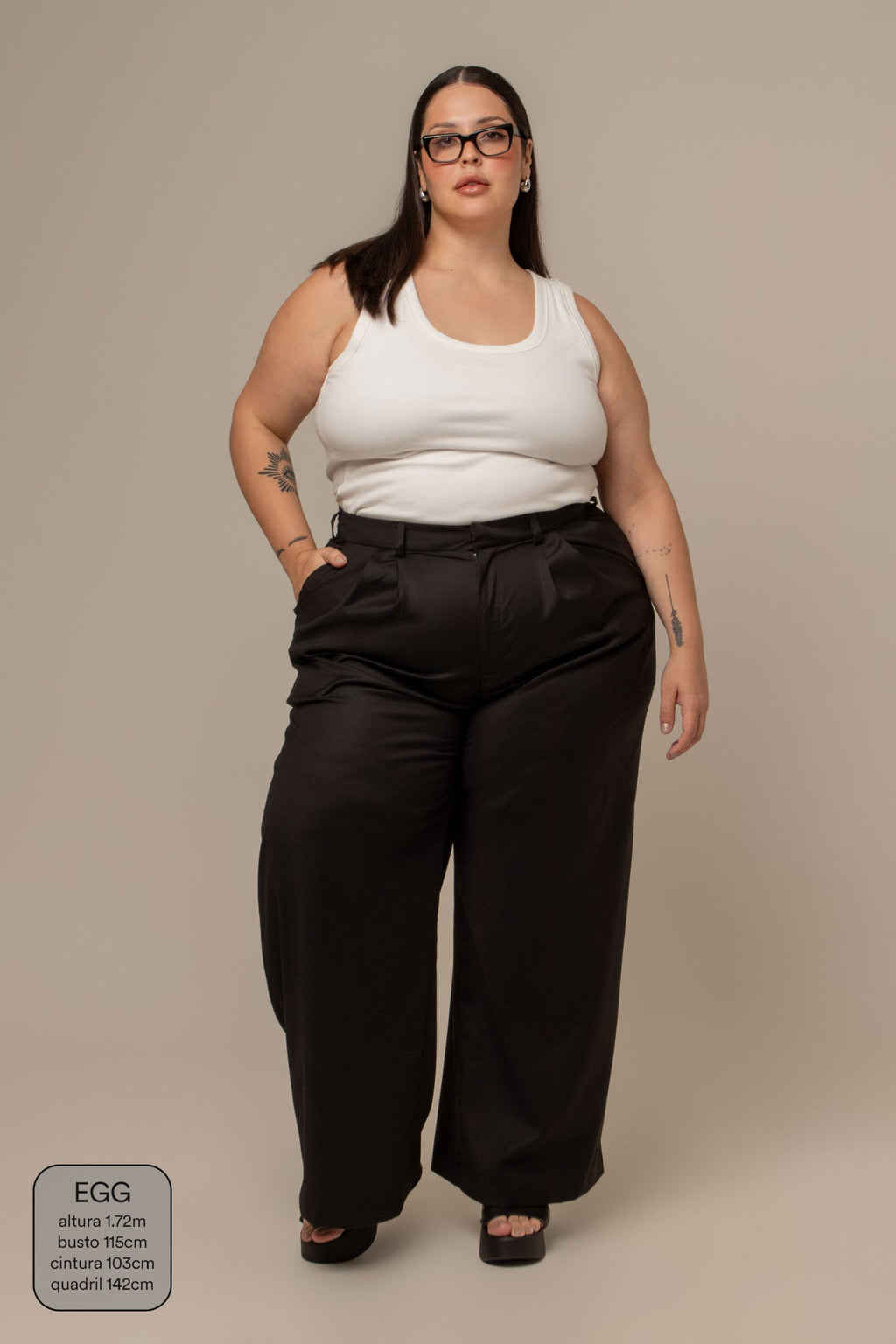 calça alfaiataria feminina chefa