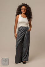 calça-saia de alfaiataria chefa