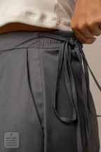 calça-saia de alfaiataria chefa