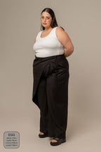 calça-saia de alfaiataria chefa