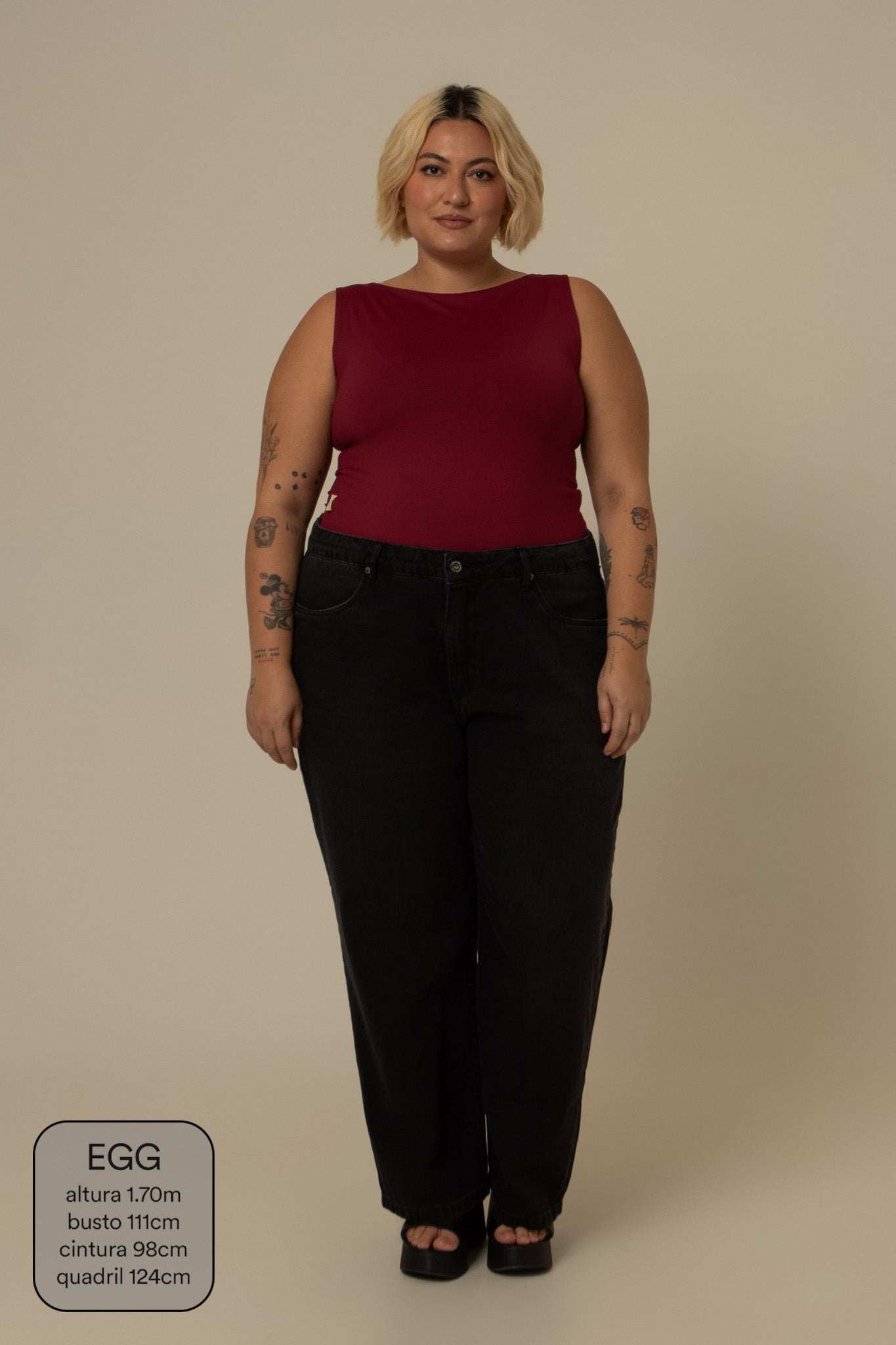 calça jeans ajustável mom midnight black