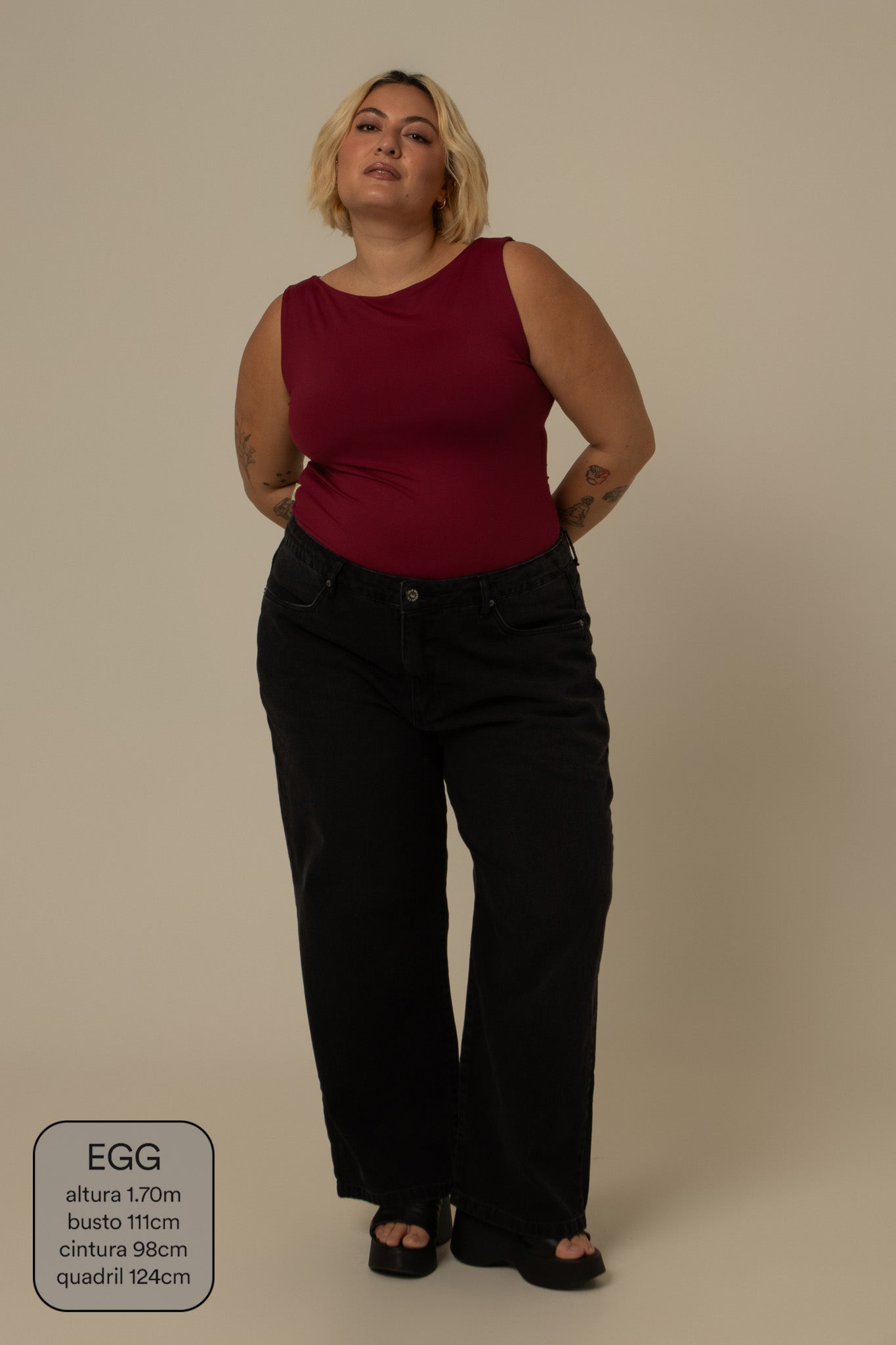 calça jeans ajustável mom midnight black