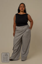 calça-saia de alfaiataria chefa