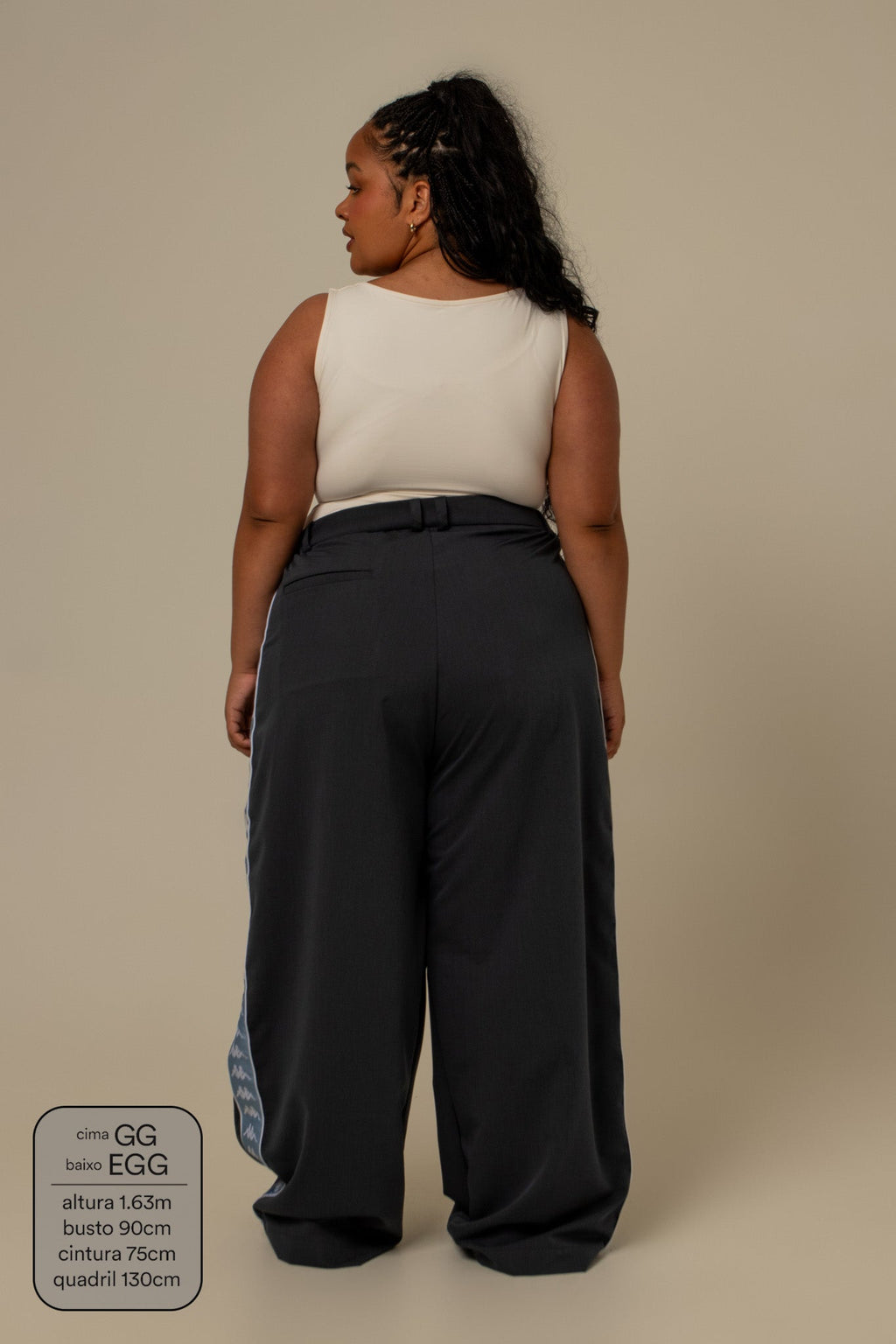 calça alfaiataria lela & kappa