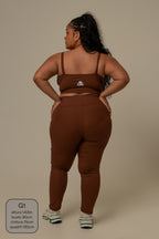 calça legging canelada gym lela & kappa