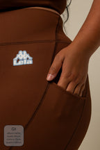 calça legging canelada gym lela & kappa