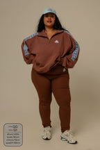 calça legging canelada gym lela & kappa