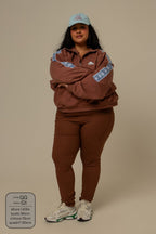 calça legging canelada gym lela & kappa