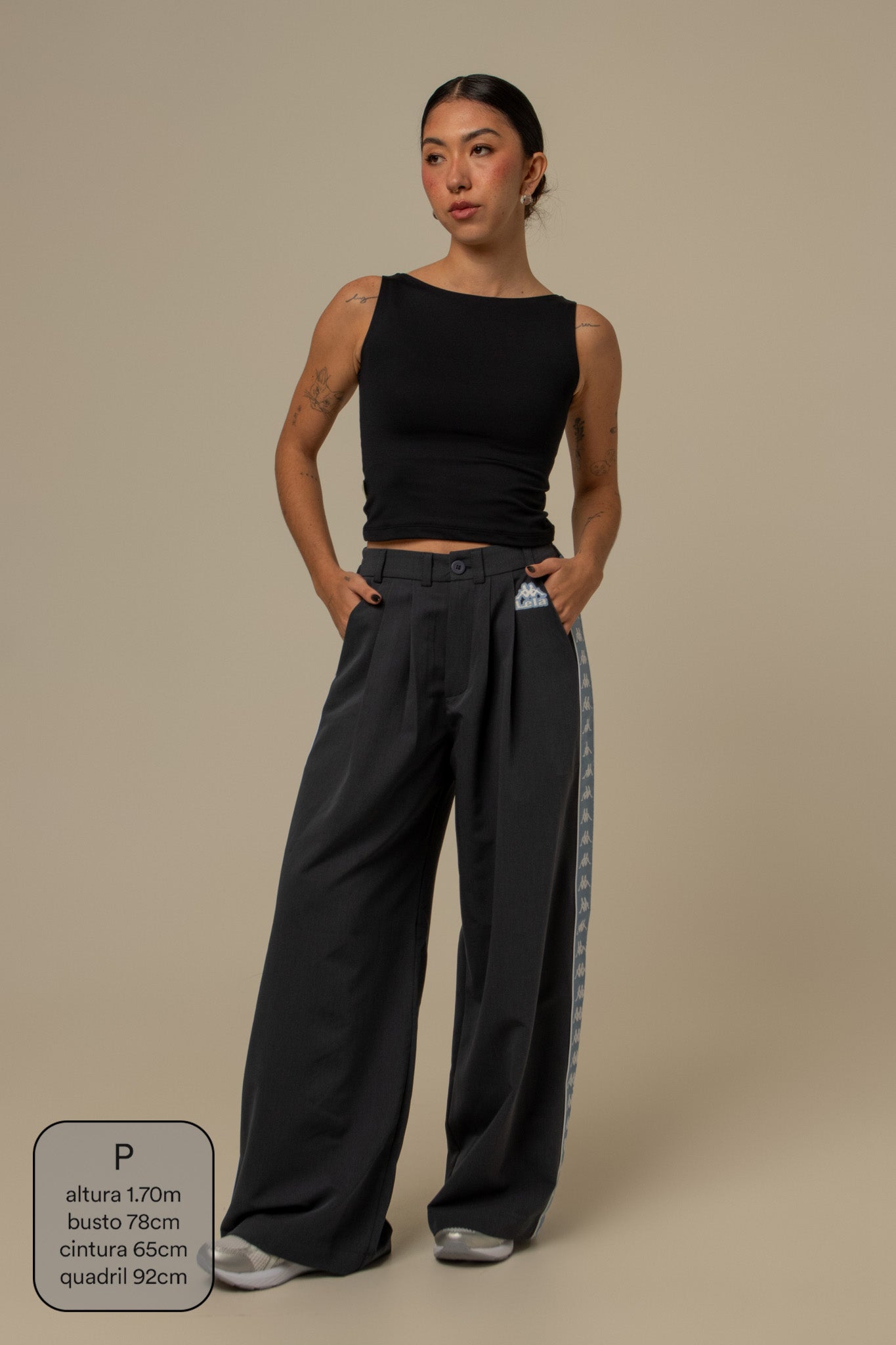 calça alfaiataria lela & kappa