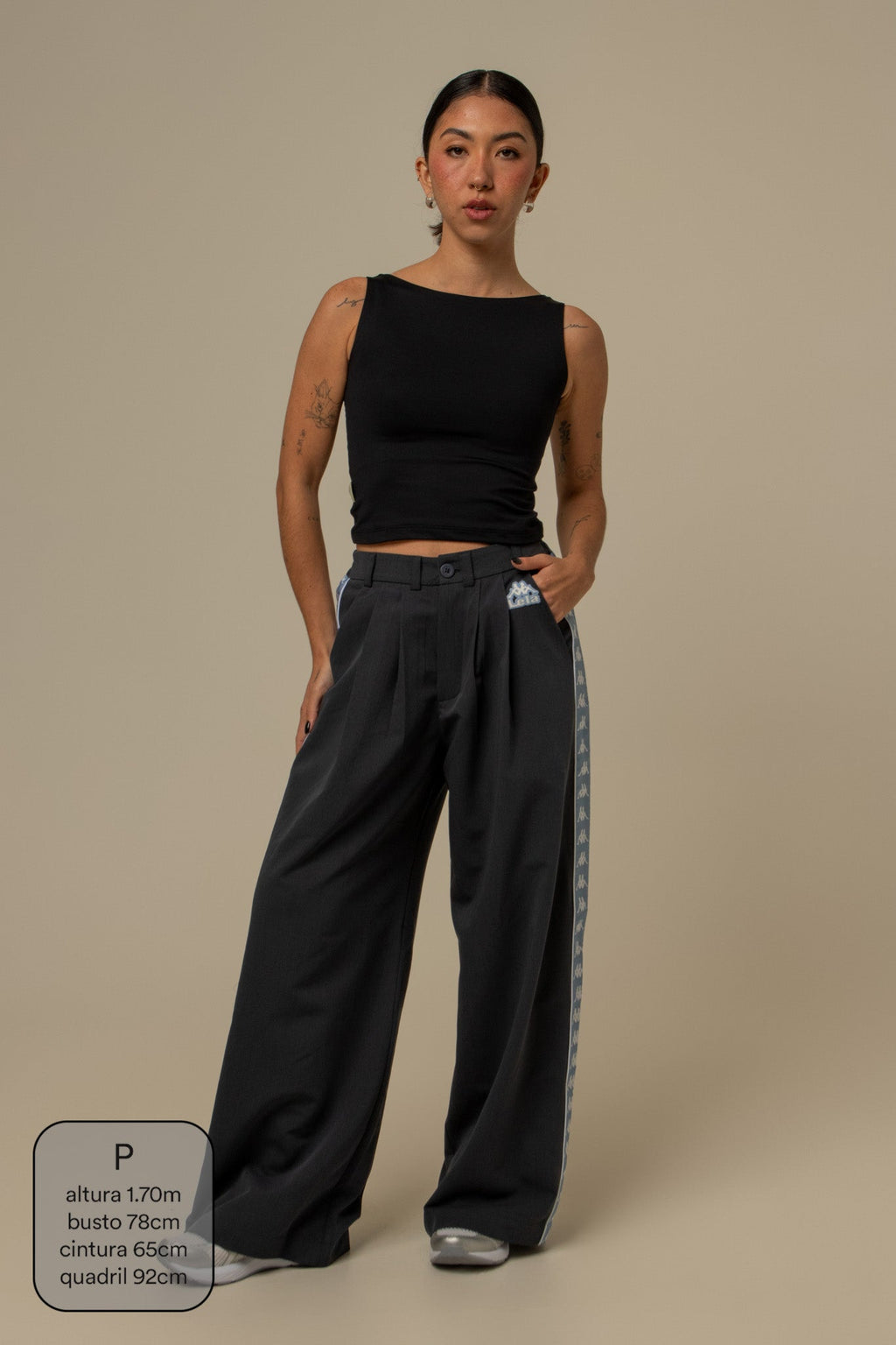 calça alfaiataria lela & kappa