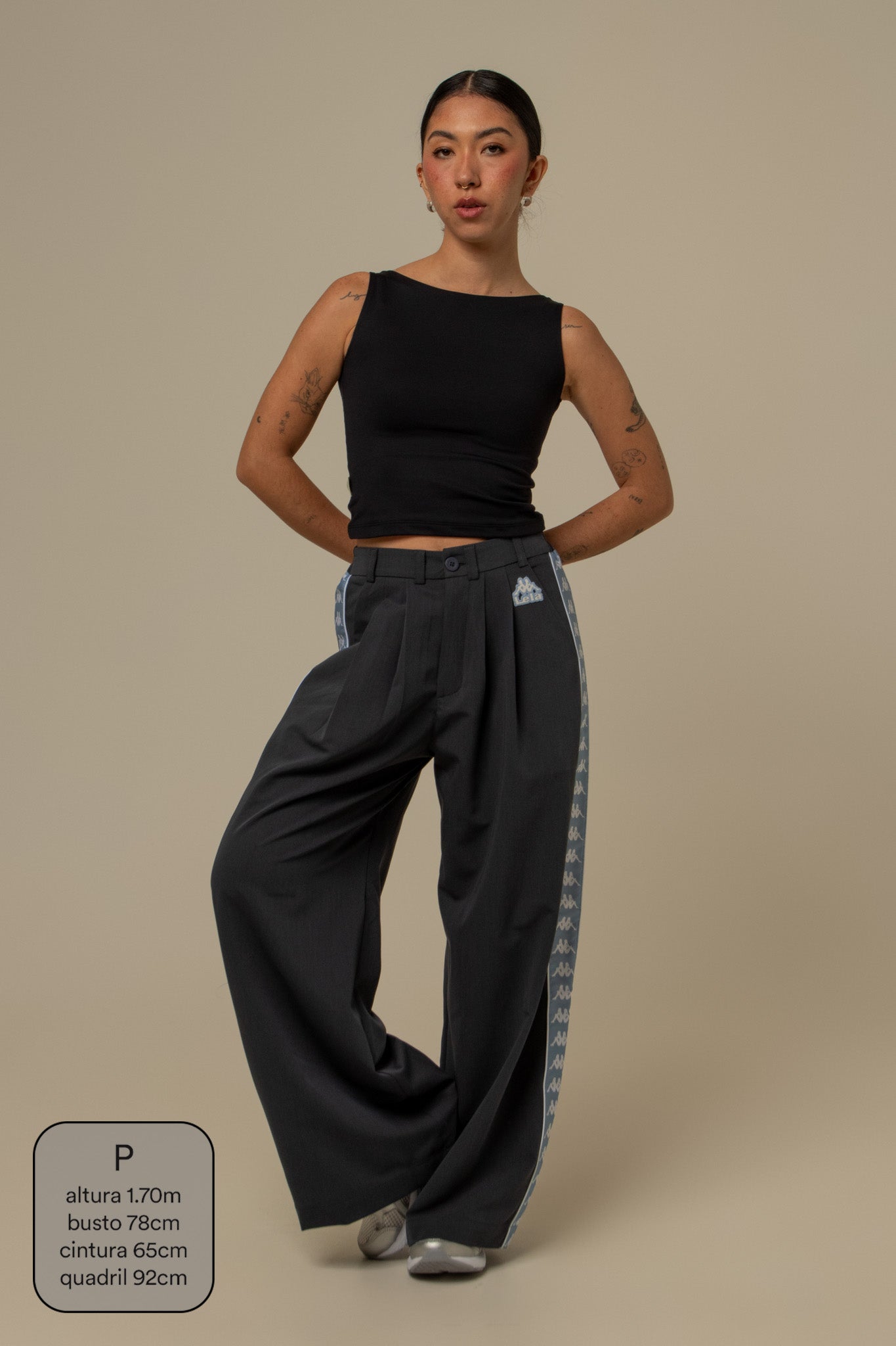 calça alfaiataria lela & kappa