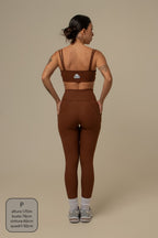 calça legging canelada gym lela & kappa