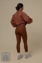 calça legging canelada gym lela & kappa