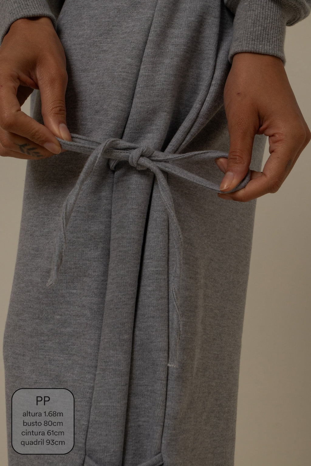 calça de moletom cozy wide lacinho