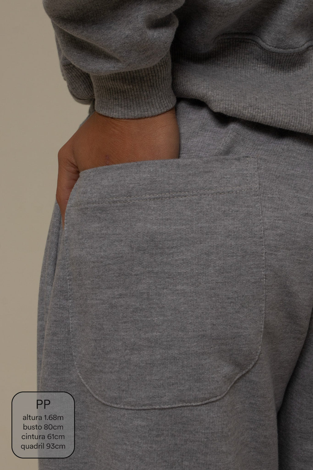 calça de moletom cozy wide lacinho