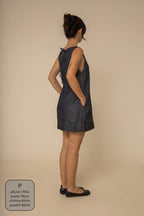vestido sossego curto jeans