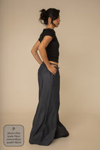 calça jeans levinha wide indigo blue