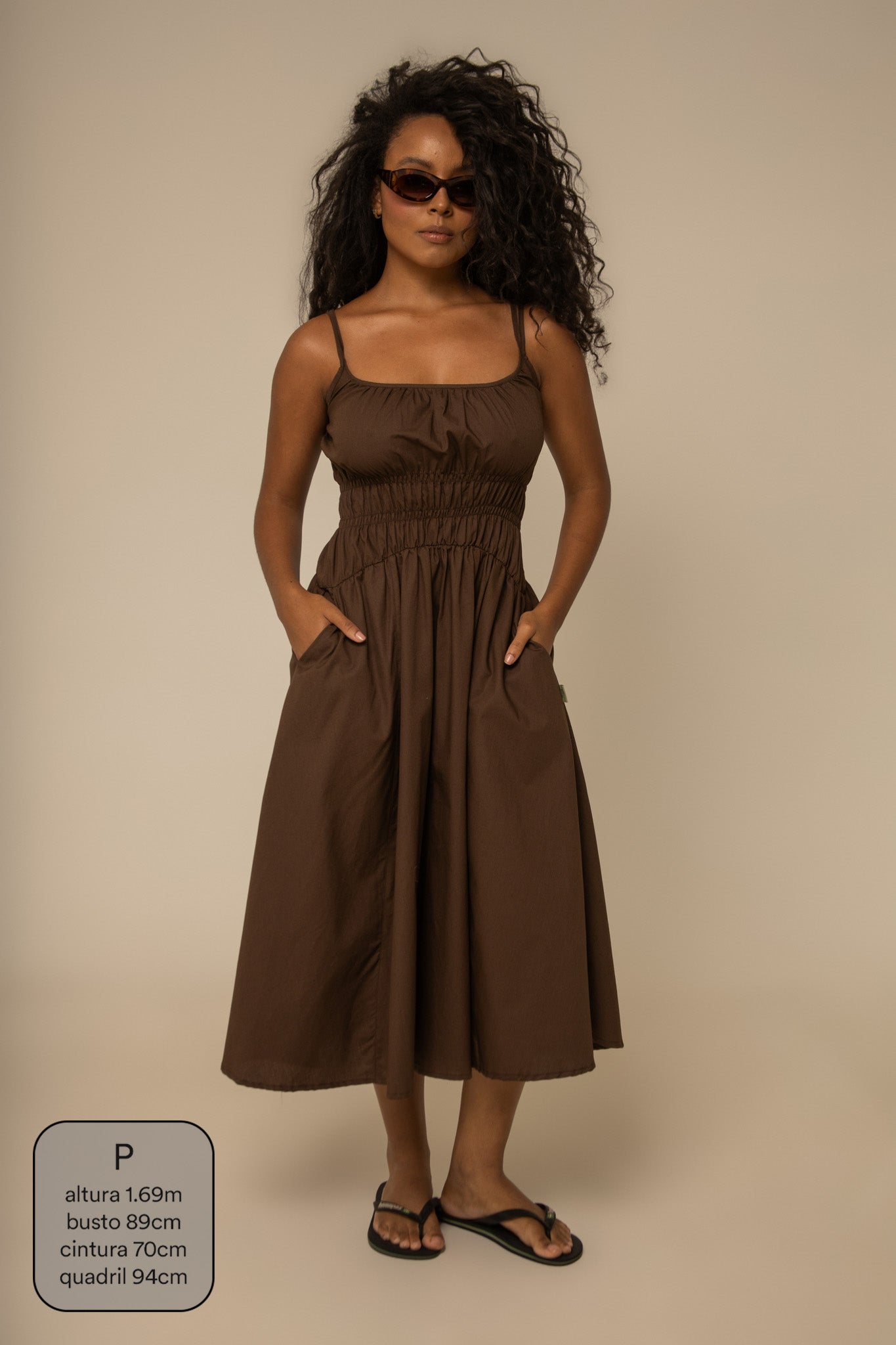 vestido midi lastex rancho 2.0