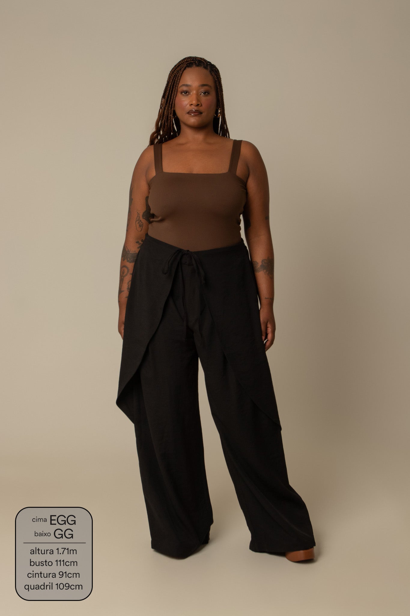 calça guapa | calça alfaiataria amarração