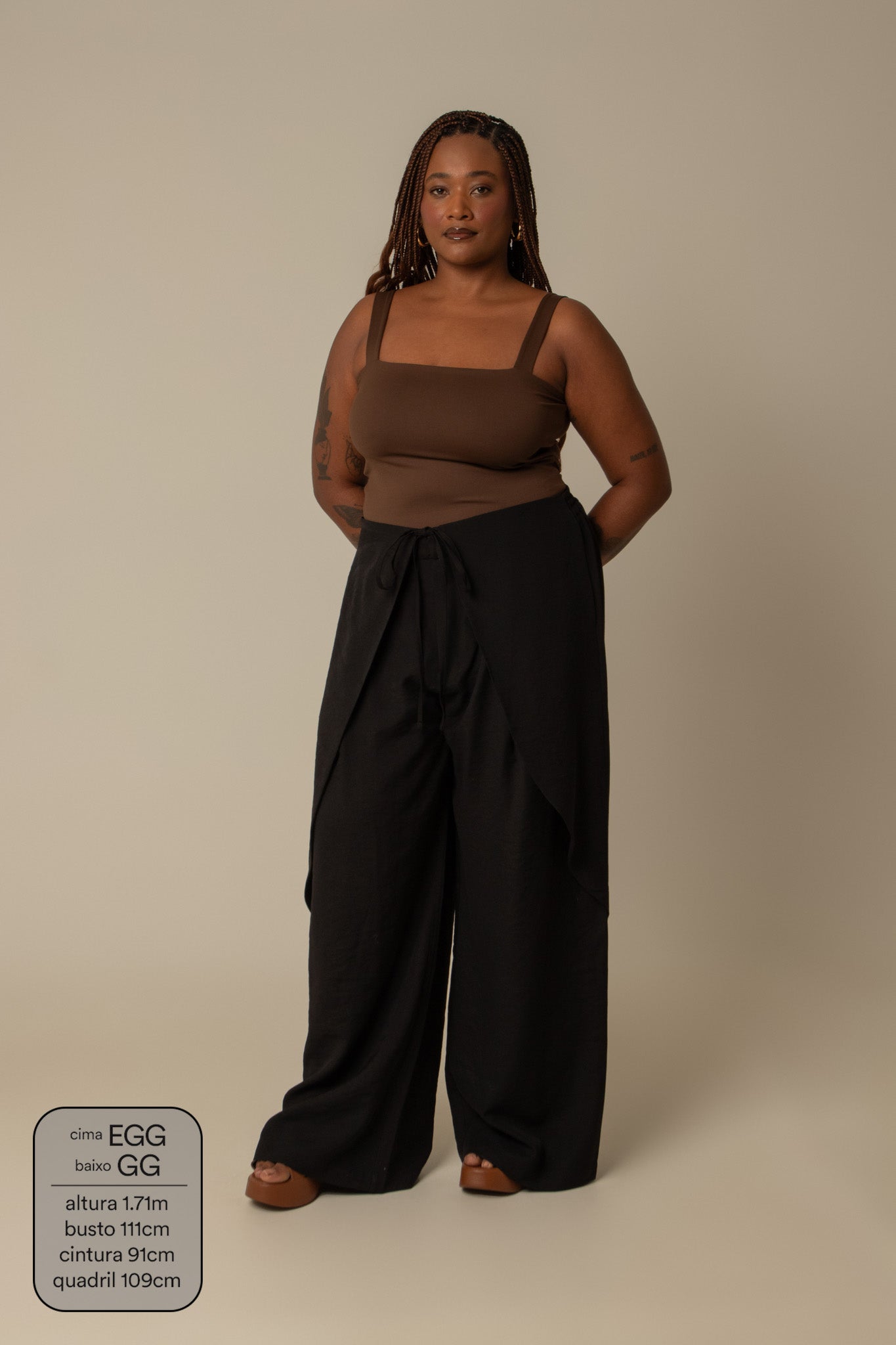 calça guapa | calça alfaiataria amarração