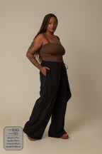 calça guapa | calça alfaiataria amarração