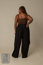 calça guapa | calça alfaiataria amarração