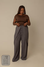 calça guapa | calça alfaiataria amarração