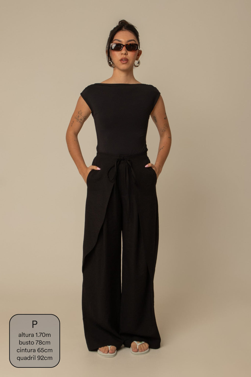 calça guapa | calça alfaiataria amarração