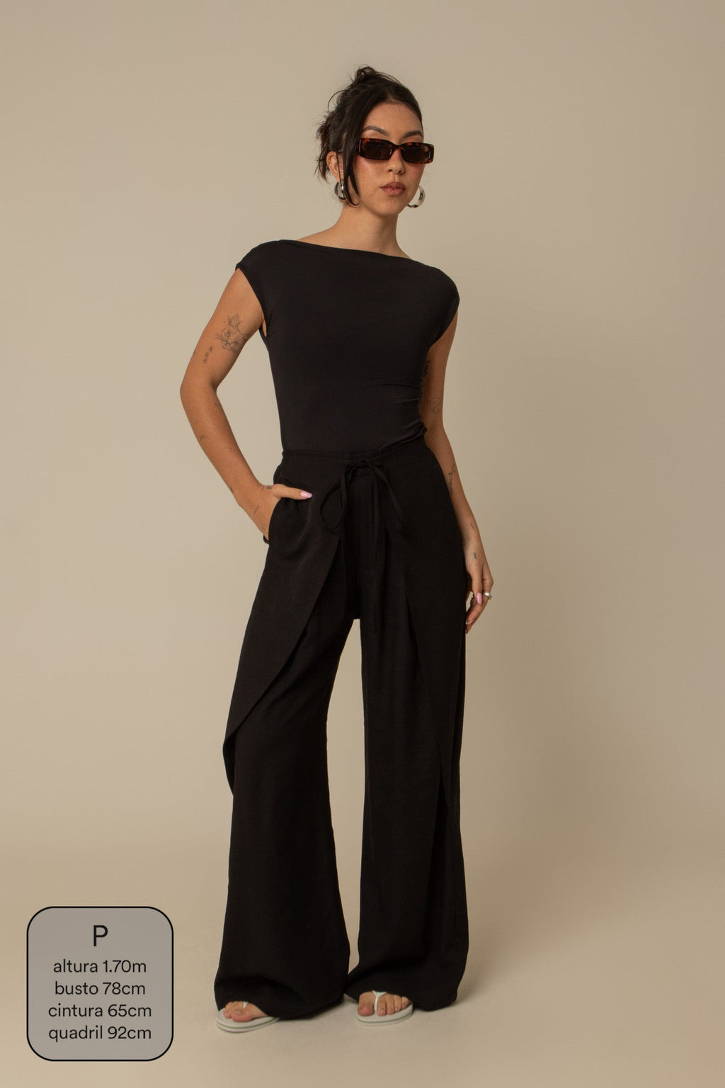 calça guapa | calça alfaiataria amarração