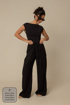 calça guapa | calça alfaiataria amarração