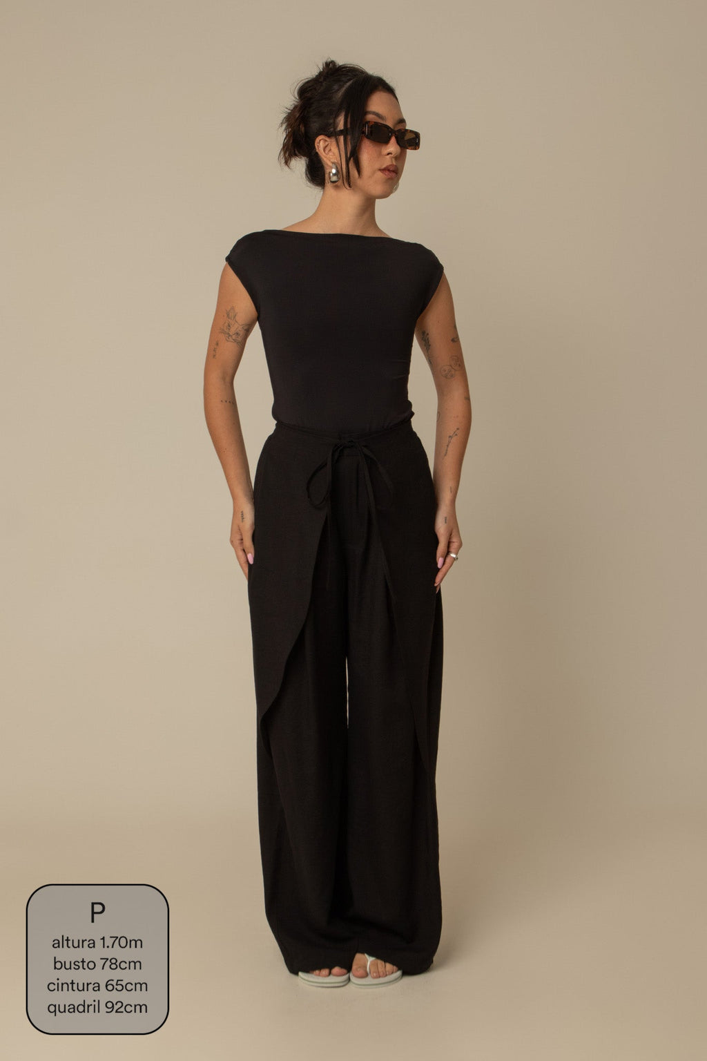 calça guapa | calça alfaiataria amarração