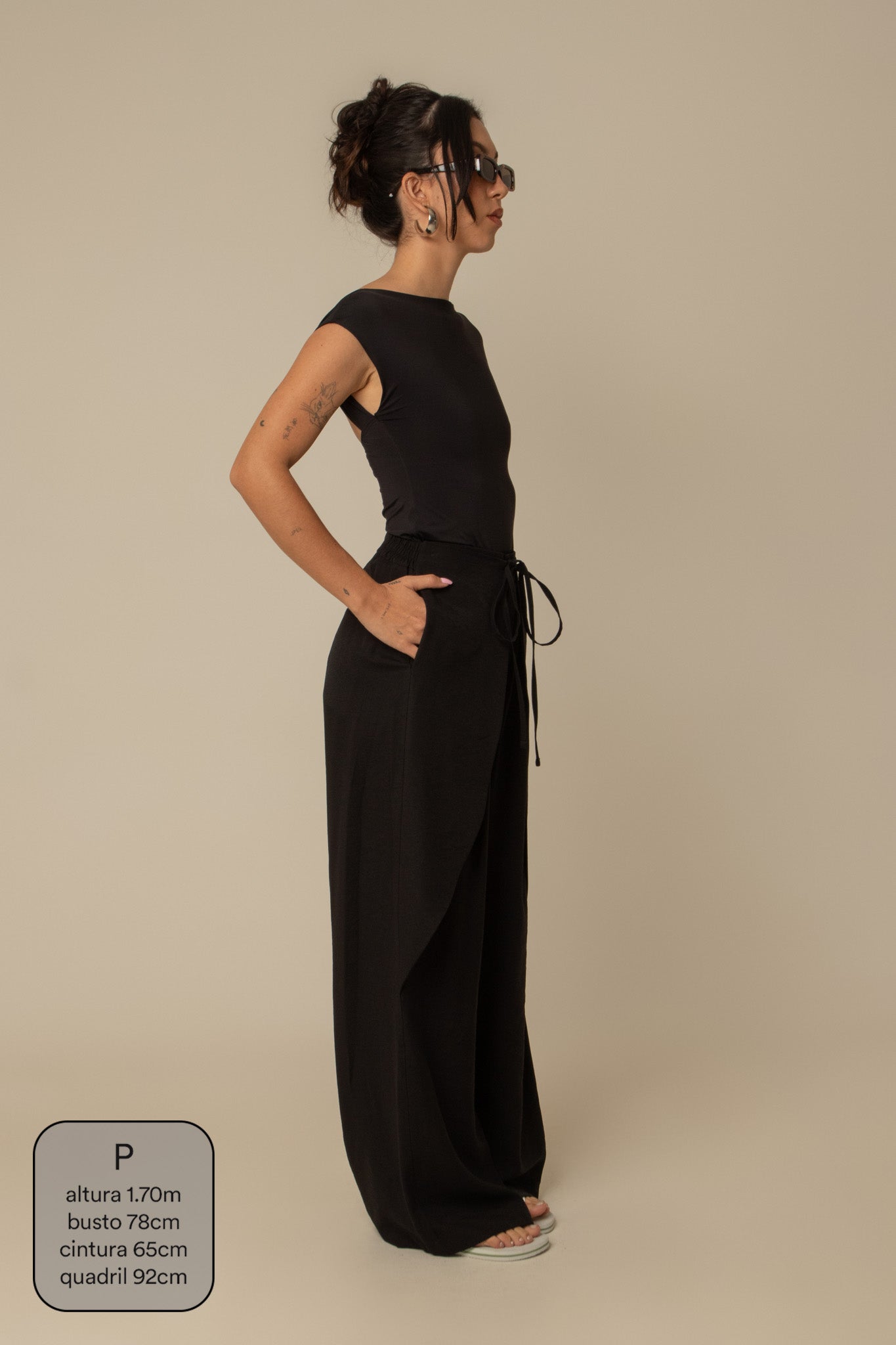 calça guapa | calça alfaiataria amarração