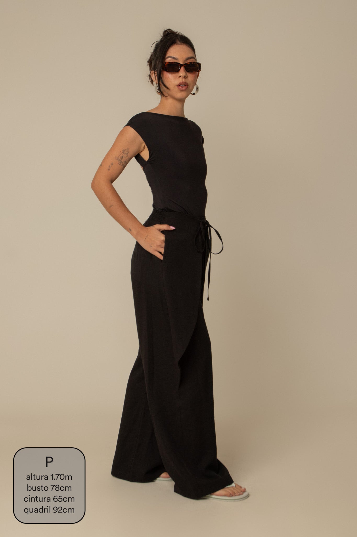 calça guapa | calça alfaiataria amarração