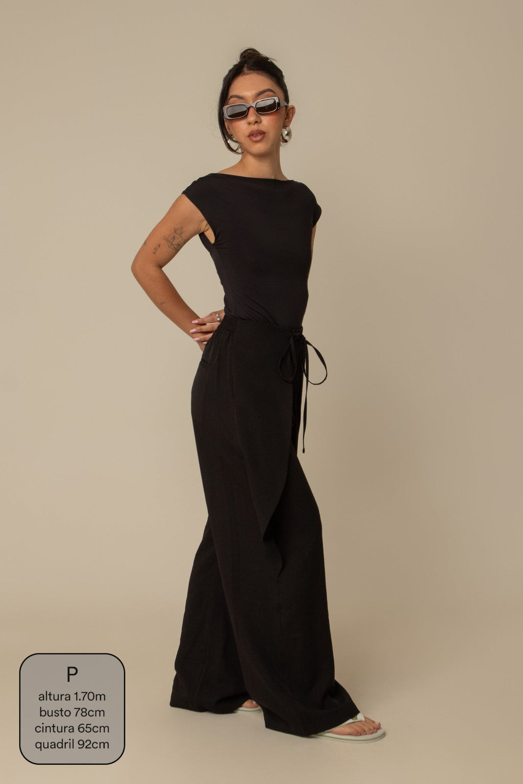 calça guapa | calça alfaiataria amarração