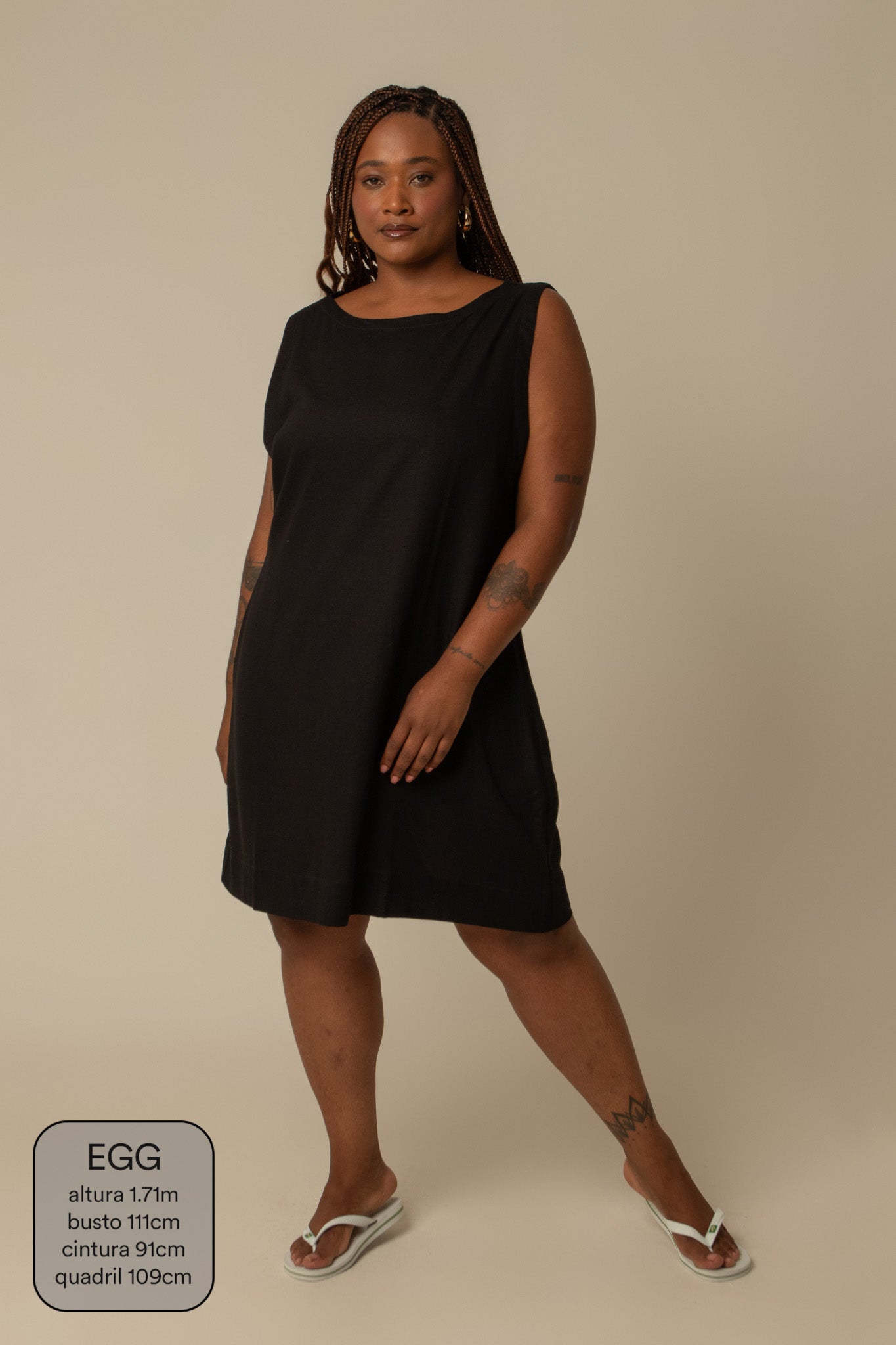 vestido sossego curto | vestido reto de viscolinho