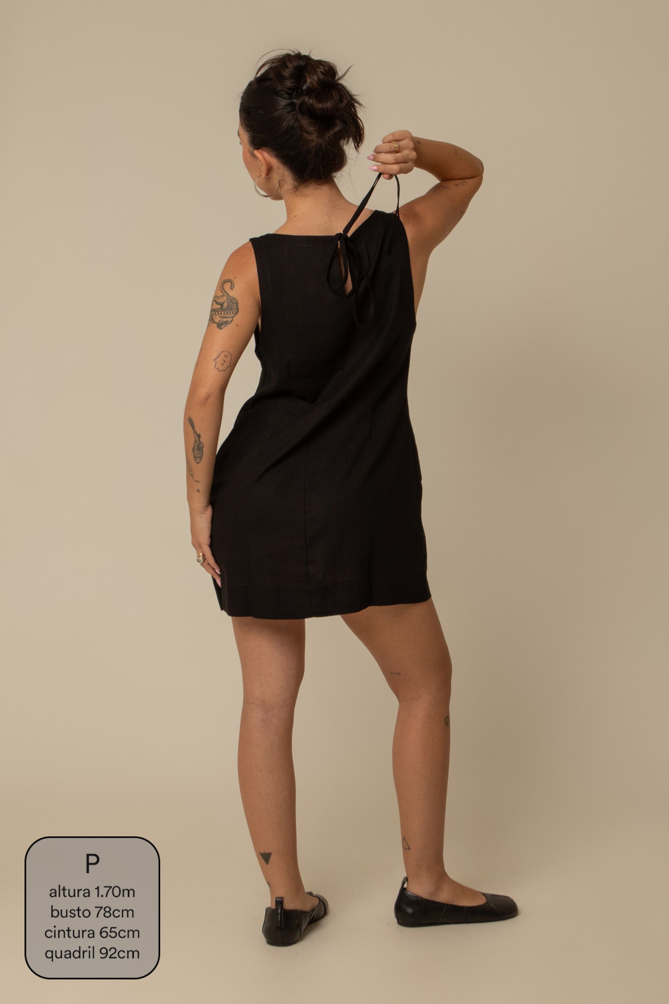 vestido sossego curto | vestido reto de viscolinho