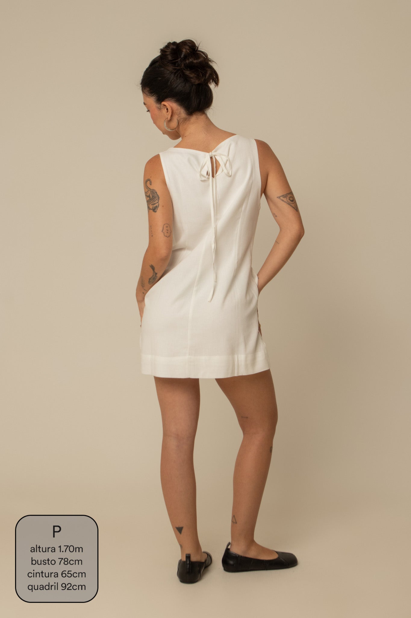 vestido sossego curto | vestido reto de viscolinho