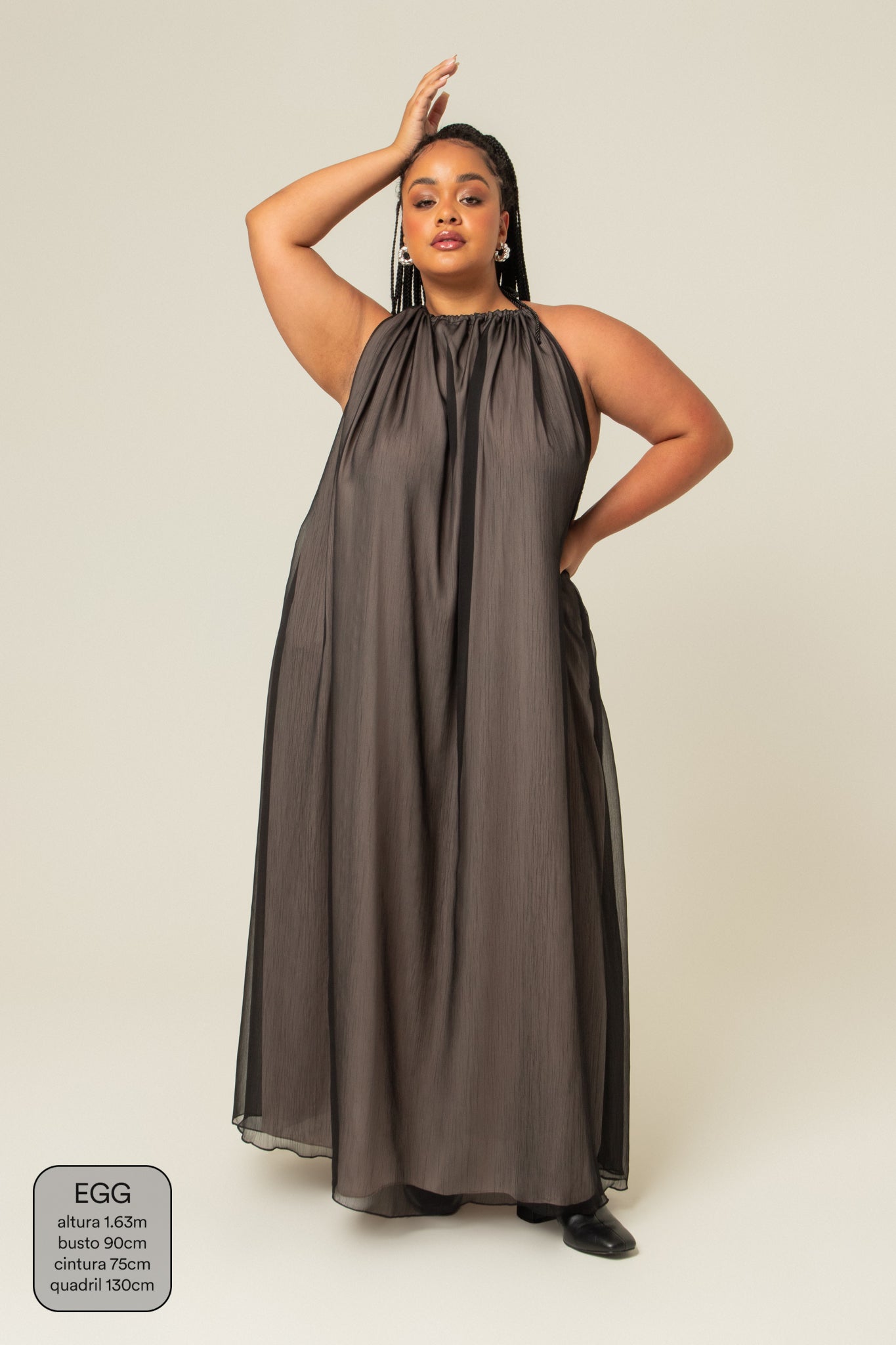 vestido festa comfy | vestido longo frente única