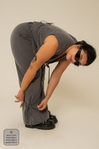 calça alfaiataria laço