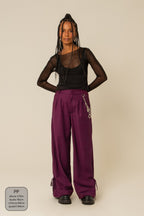 calça alfaiataria laço